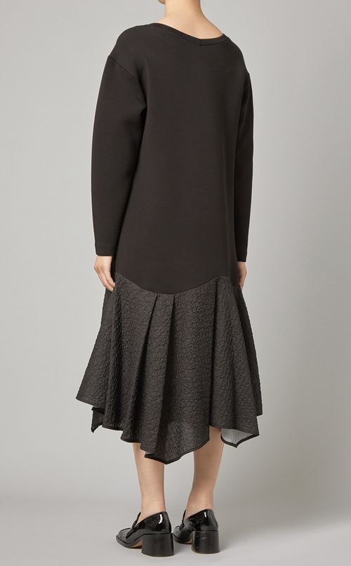 ミックスフレアヘムワンピース