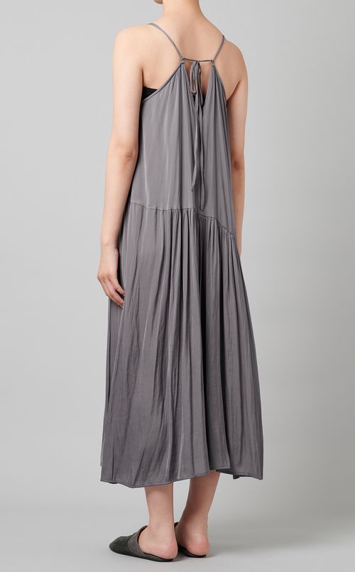 サテンキャミワンピース