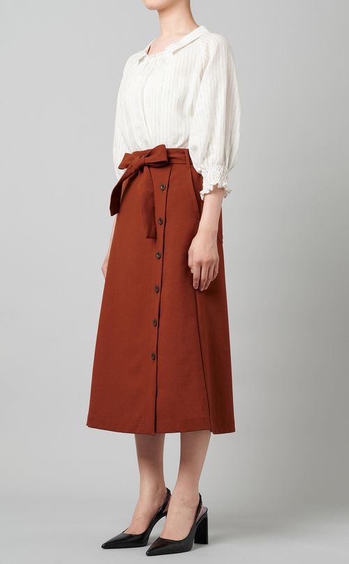 サイドボタンイージースカート