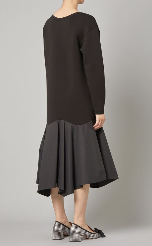 ミックスフレアヘムワンピース