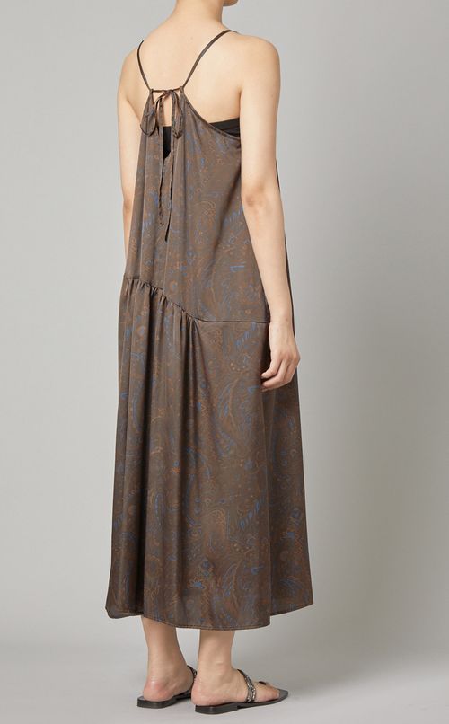 サテンキャミワンピース