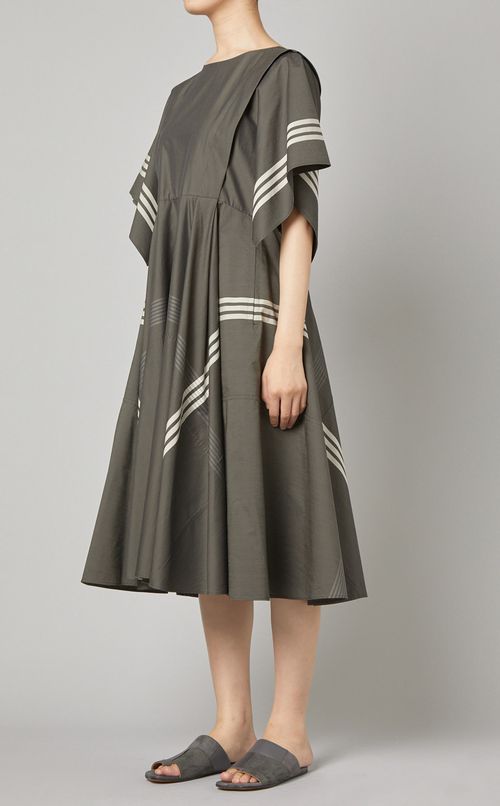 コットンパネルワンピース