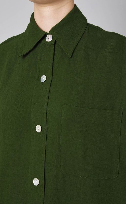 リラックスダブルカフシャツブルゾン