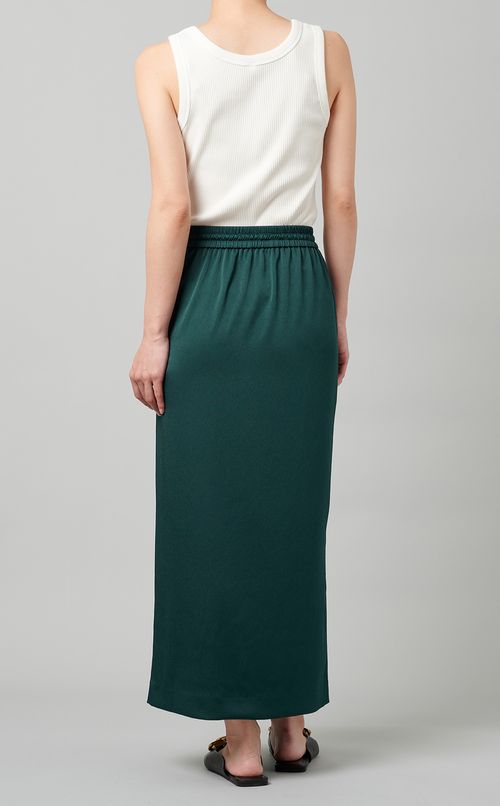 サテンイージースカート