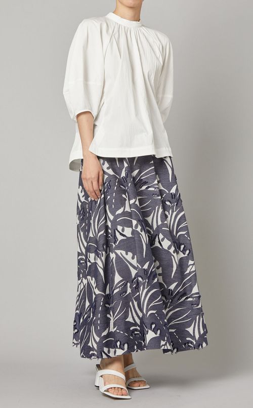 ボリューム2WAYブラウス