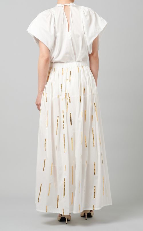 箔プリントスカート