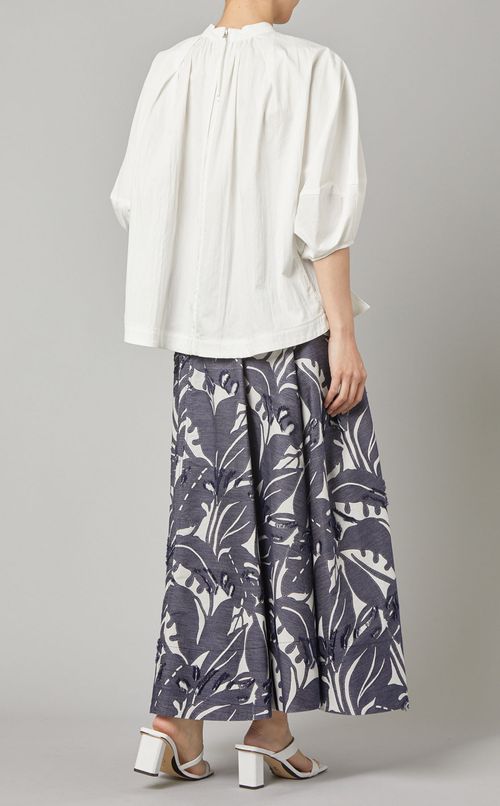 ボリューム2WAYブラウス