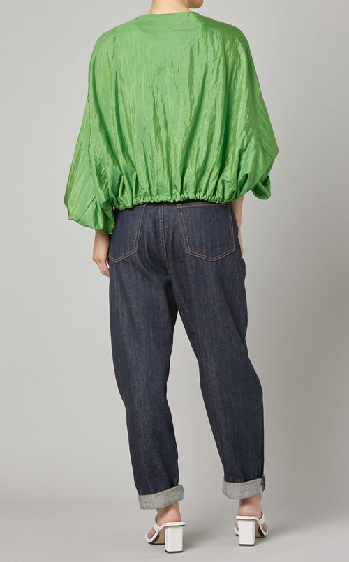 ギャザーショートブルゾン