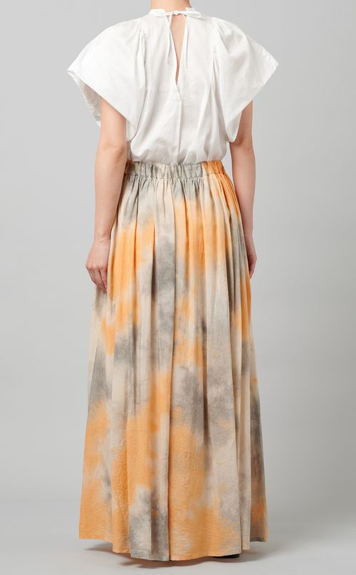 コットンシルクイージースカート