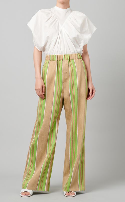 ストライプパンツ