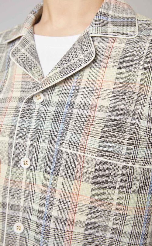 マルチカラーパジャマシャツ