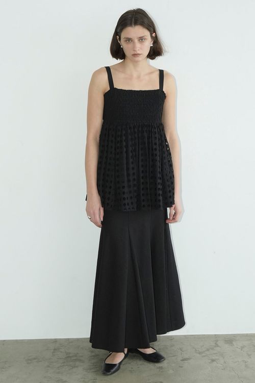 ホールドットフレアキャミソール