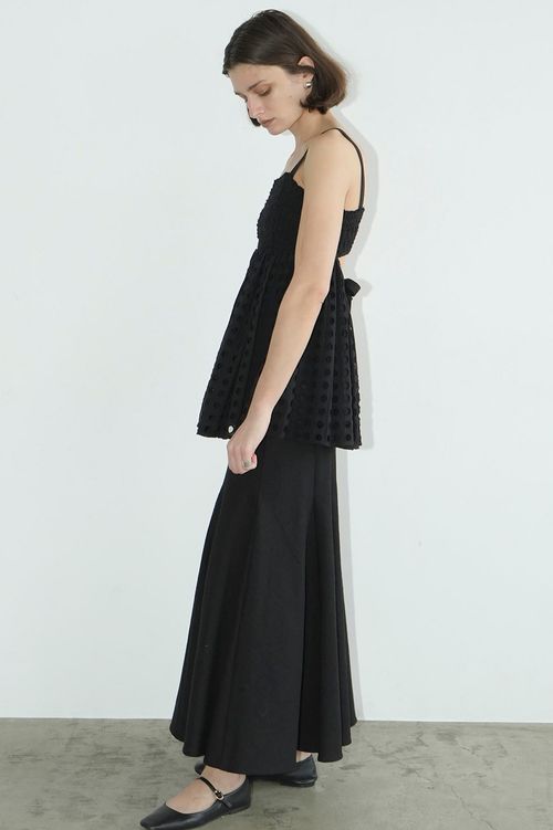 ホールドットフレアキャミソール