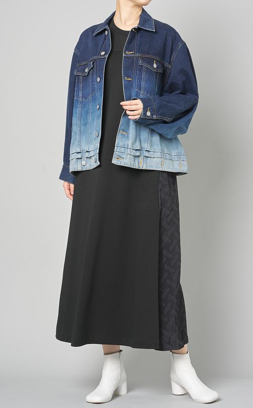 2wayブリーチデニムブルゾン