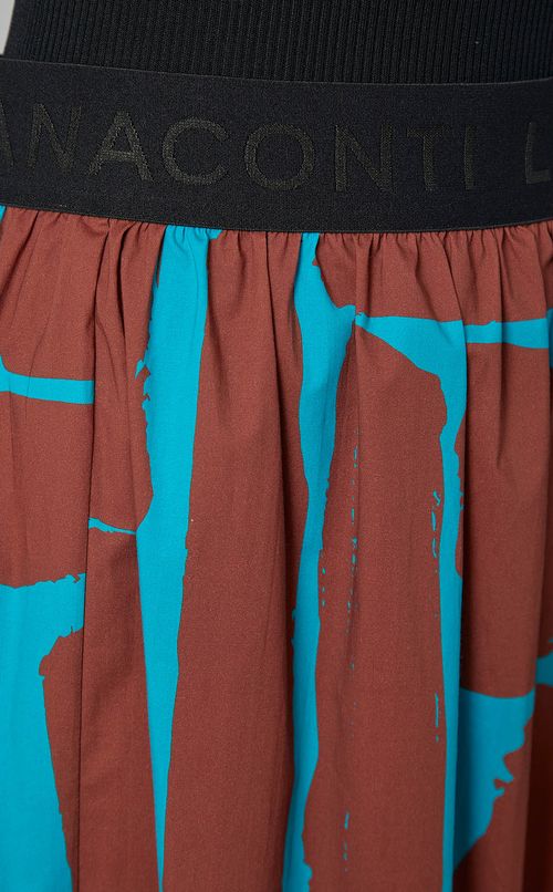 プリントギャザースカート