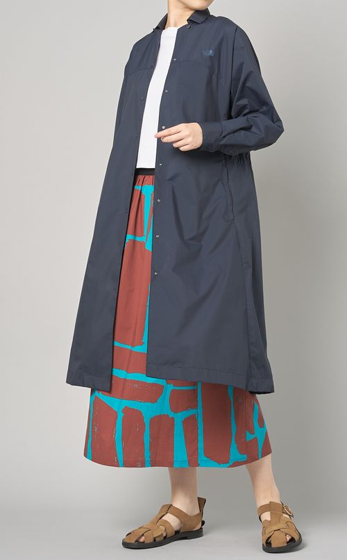 スワローテイルシャツワンピース