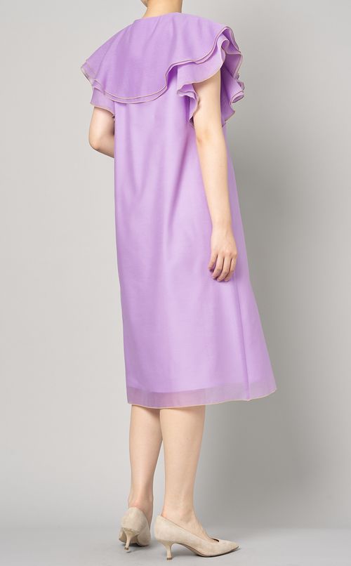 オーガンジーパイピングワンピース