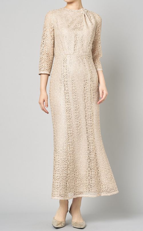 ラメクロシェワンピース