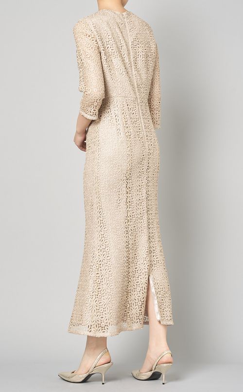 ラメクロシェワンピース