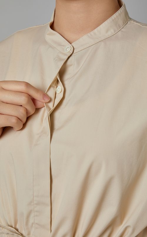 ウエストマークブラウス