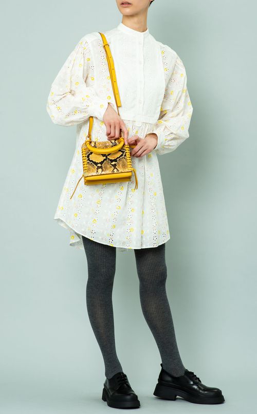 パイソンミニハンドバッグ