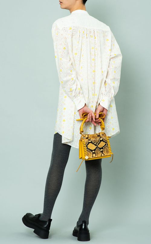 パイソンミニハンドバッグ