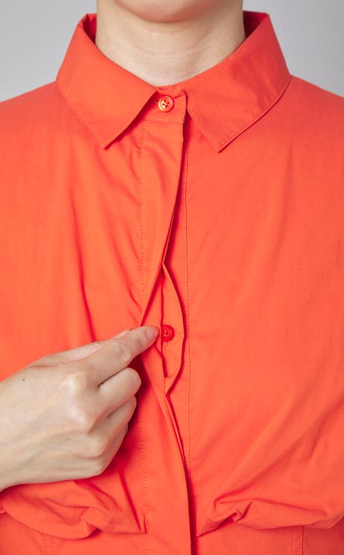 コルセットデザインシャツワンピース