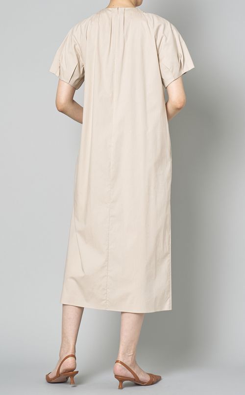 フロントタックコットンワンピース