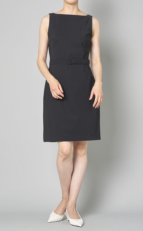 ベルト付ノースリーブワンピース