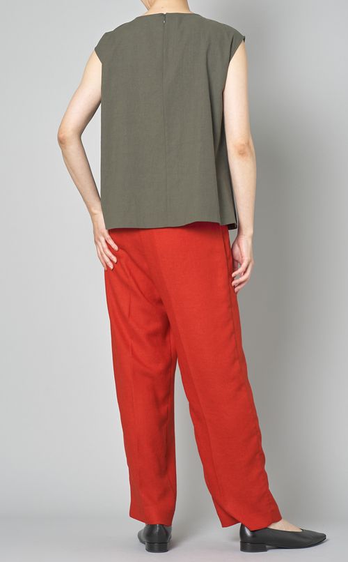 フレンチスリーブプルオーバーブラウス