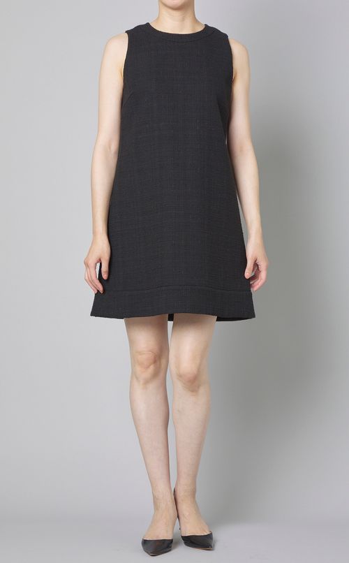 ツイードノースリーブワンピース