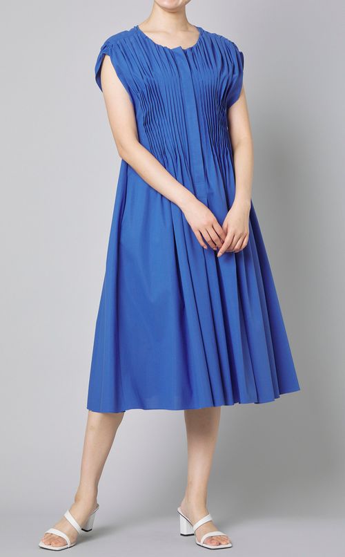 タックギャザーAラインワンピース