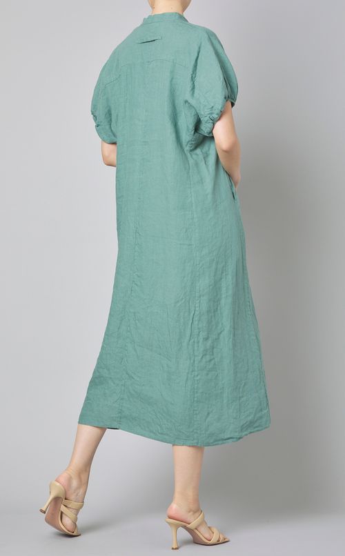 リネンバルーンスリーブワンピース