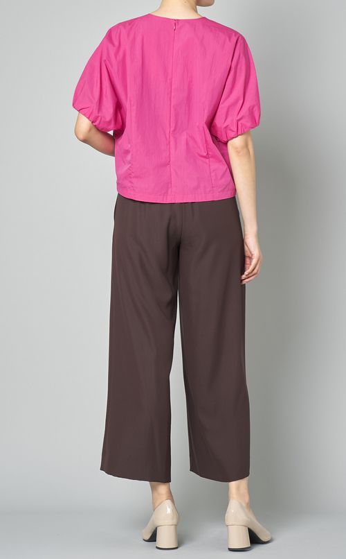 ワイドクロップドパンツ