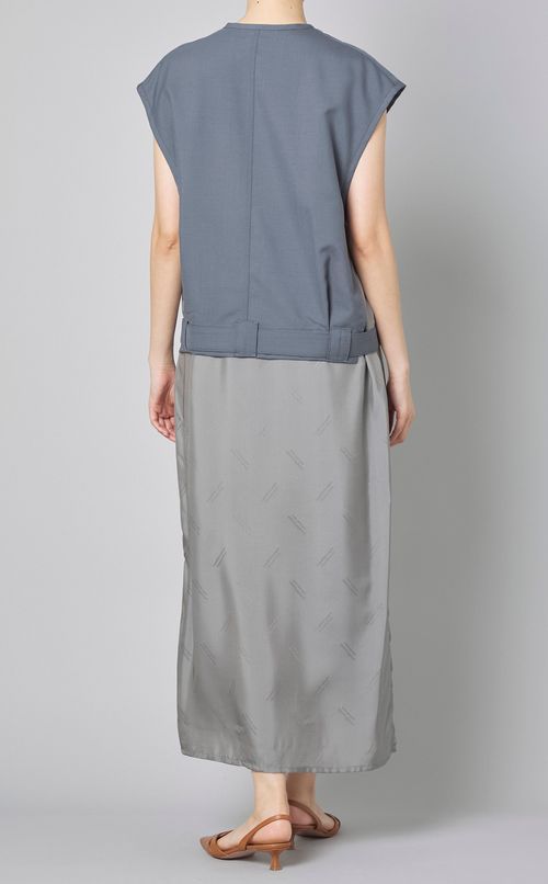 ミリタリーベストディテールワンピース