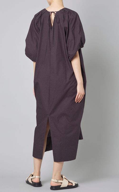 コットンタックコクーンワンピース