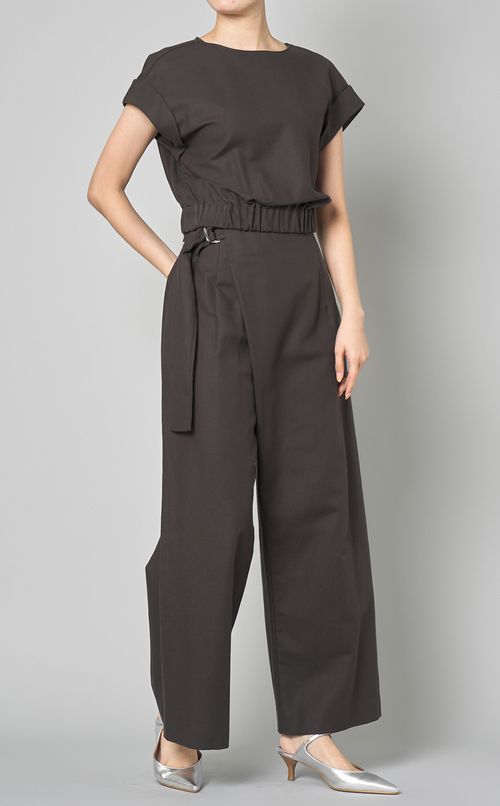 コットンリネンショートトップス