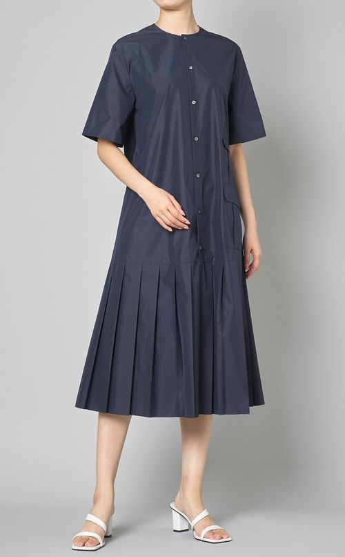 ハーフスリーブシャツワンピース