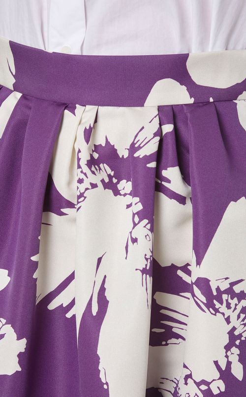 フラワープリントマキシスカート