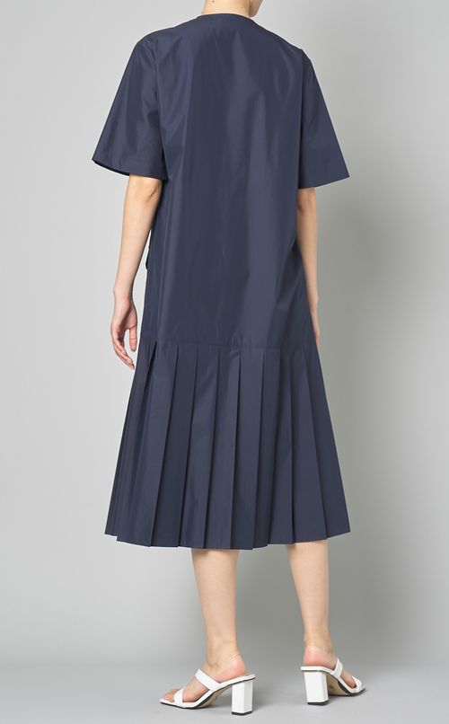 ハーフスリーブシャツワンピース