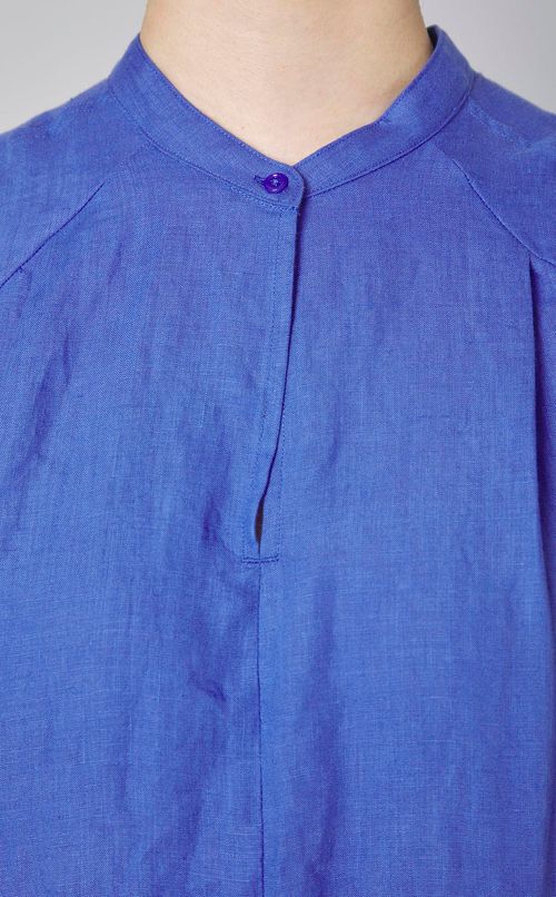 リネンフレンチスリーブワンピース