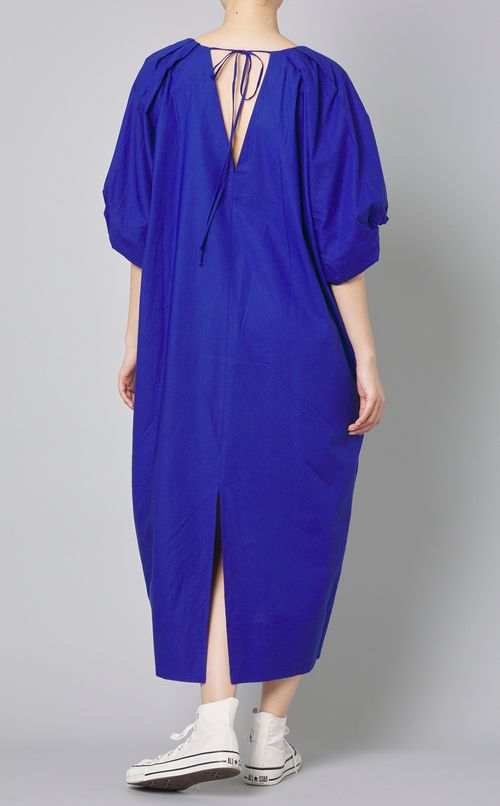 コットンタックコクーンワンピース