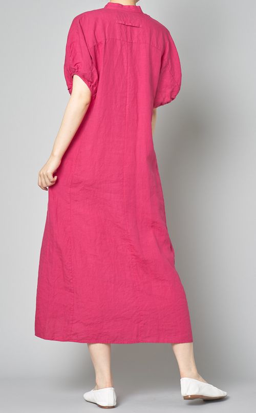 リネンバルーンスリーブワンピース