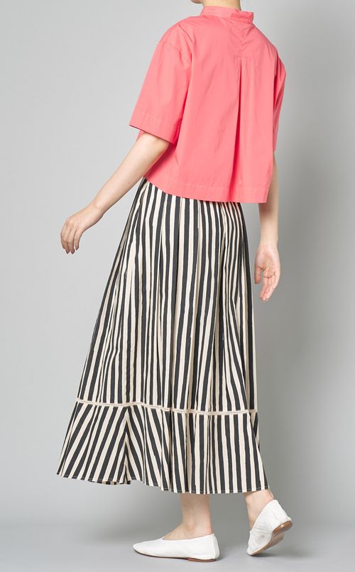 コットンポプリンショートスリーブシャツ