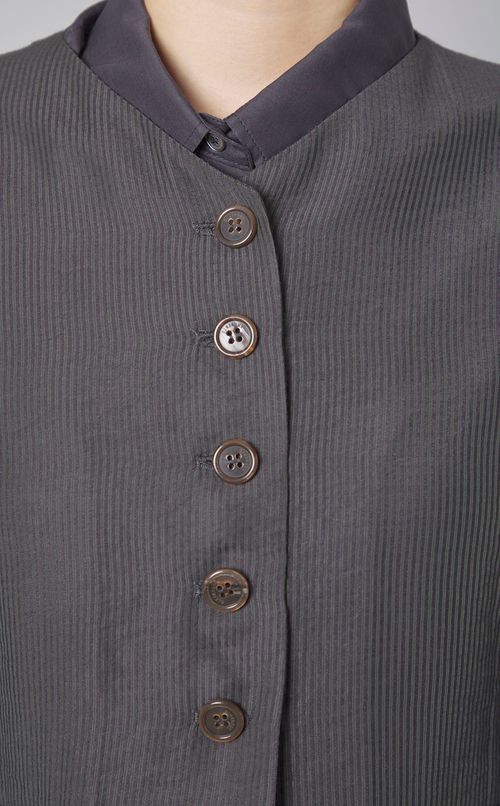 コットンストライプベスト