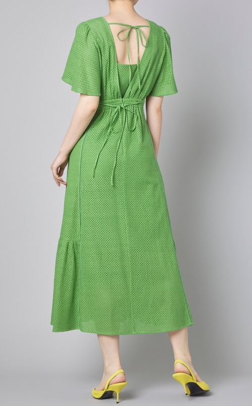 カットワークレースワンピース