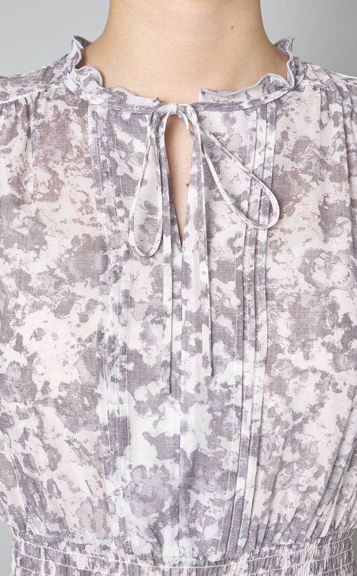 デジタルフラワープリントワンピース