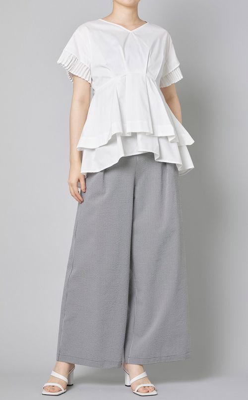 スリーブレスサッカージャンプスーツ