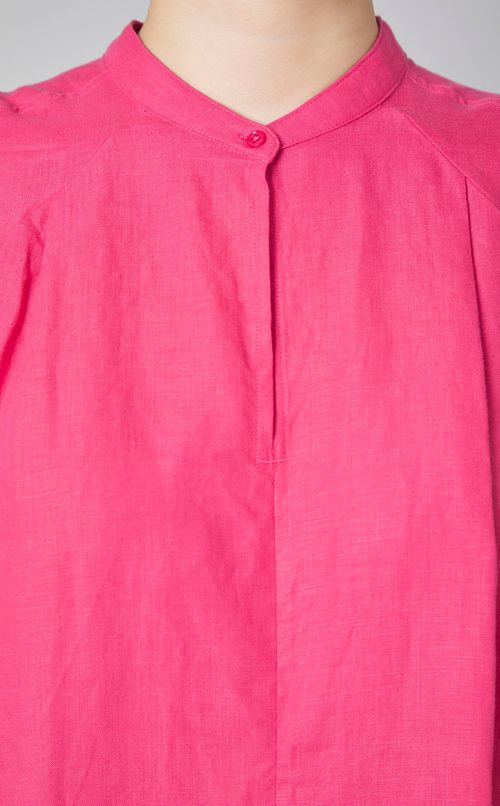 リネンフレンチスリーブワンピース