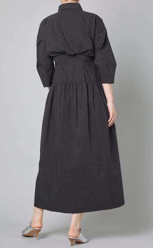 コルセットデザインシャツワンピース